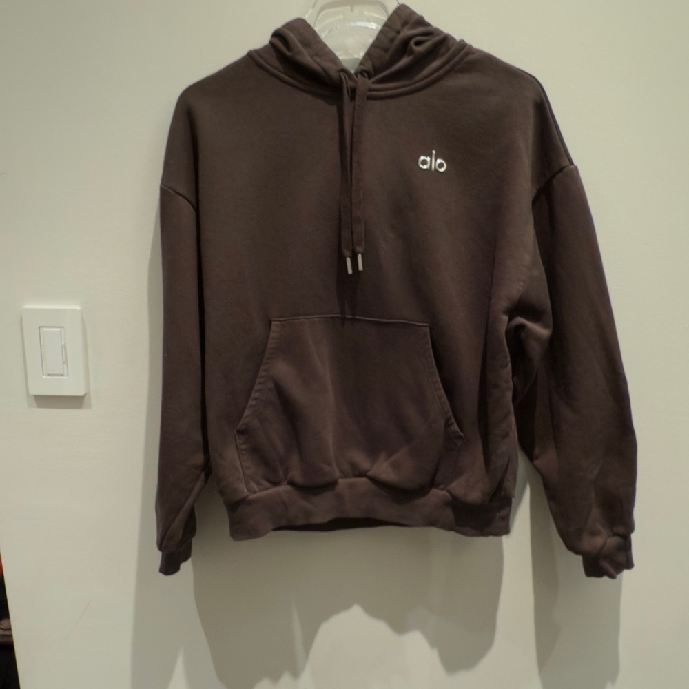 ALO Yoga Espresso Brown Hoodie